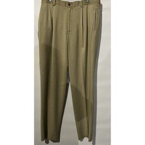 TOMMY BAHAMA Mens 36WX33L‎ Khaki Pants-Straight Leg- 100% Silk B9